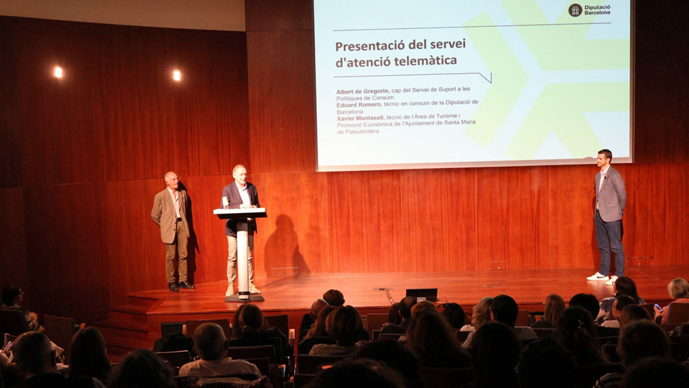 Presentació del servei d'atenció telemàtica. Presentació del servei d'atenció telemàtica.