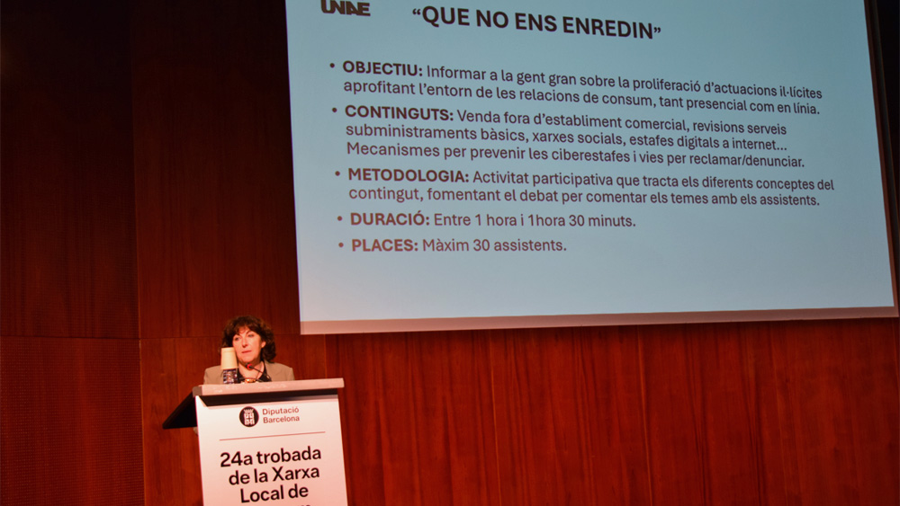 Activitats de sensibilització en matèria de consum responsable: Que no ens enredin. Activitats de sensibilització en matèria de consum responsable: Que no ens enredin.