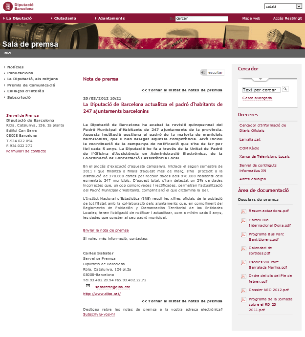 La gestió documental aplicada als projectes d'Administració electrònica local. Obrim pàgina nova La gestió documental aplicada als projectes d'Administració electrònica local. Obrim pàgina nova
