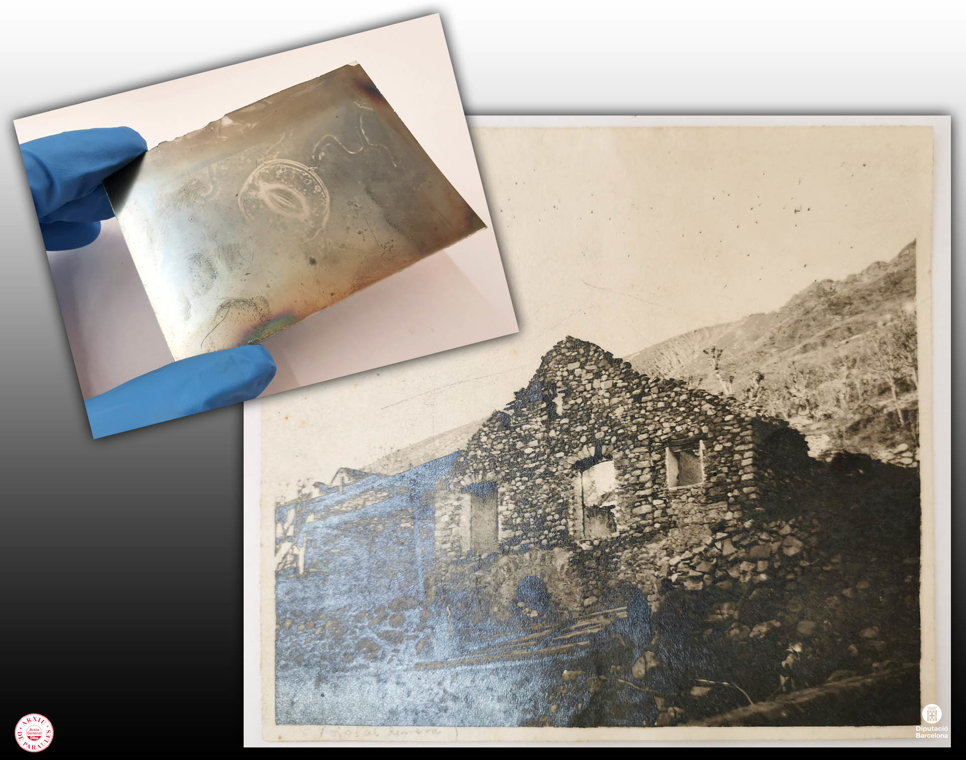 Fotomuntatge que mostra els efectes del fenomen mirall de plata