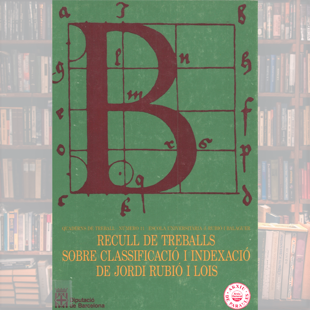 Portada del llibre de Jordi Rubió i Lois