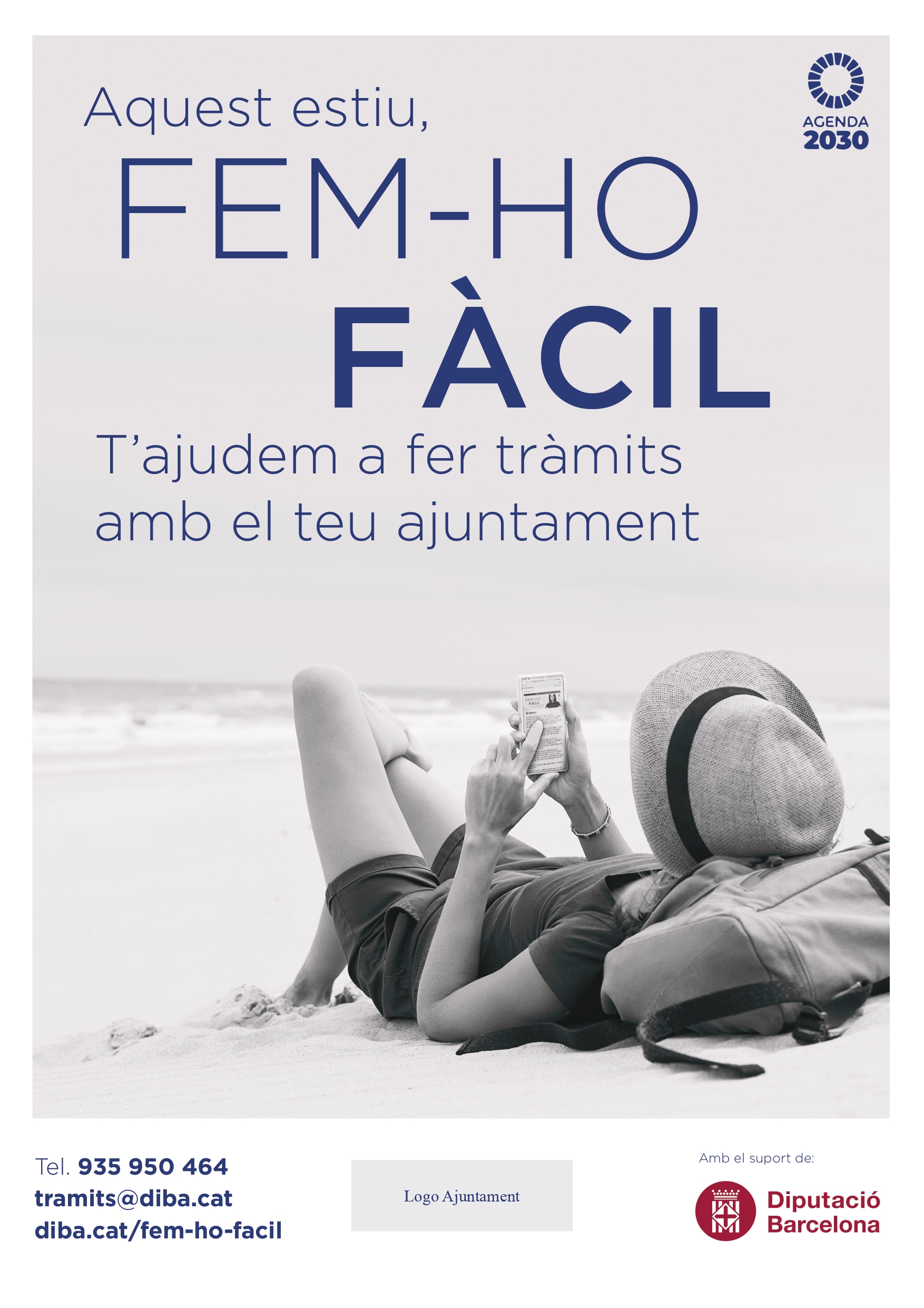 Cartell Fem-ho fàcil Estiu