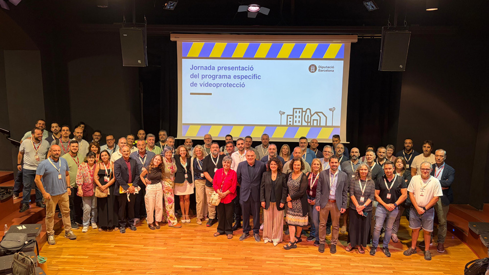 Presentació del nou Programa específic de videoprotecció de la Diputació als ajuntaments de la província. Foto: Diputació de Barcelona