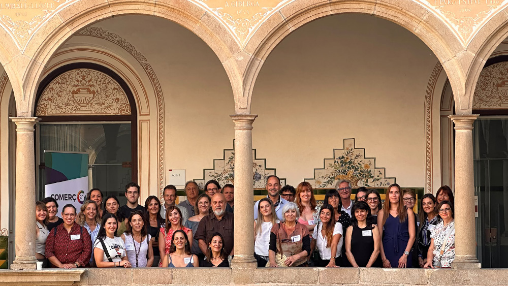 Representans de les empreses participants a la 10 edició del programa Comerç 21. Foto: Diputació de Barcelona