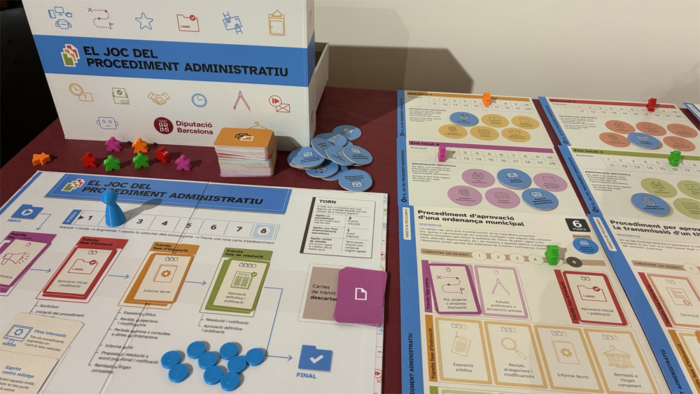 El Joc del procediment administratiu, una nova eina per fomentar la capacitat d’aprenentatge de les institucions públiques. Foto: Diputació de Barcelona