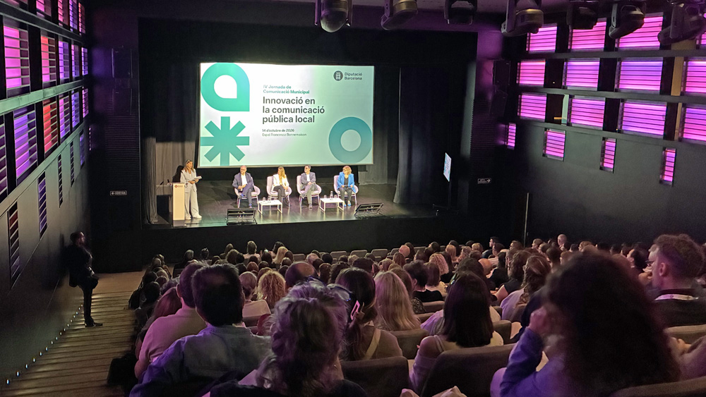 IV Jornada de Comunicació Municipal, a l'Espai Francesca Bonnemaison de Barcelona. Foto: Diputació de Barcelona