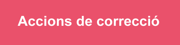 ACCIONS DE CORRECCIÓ