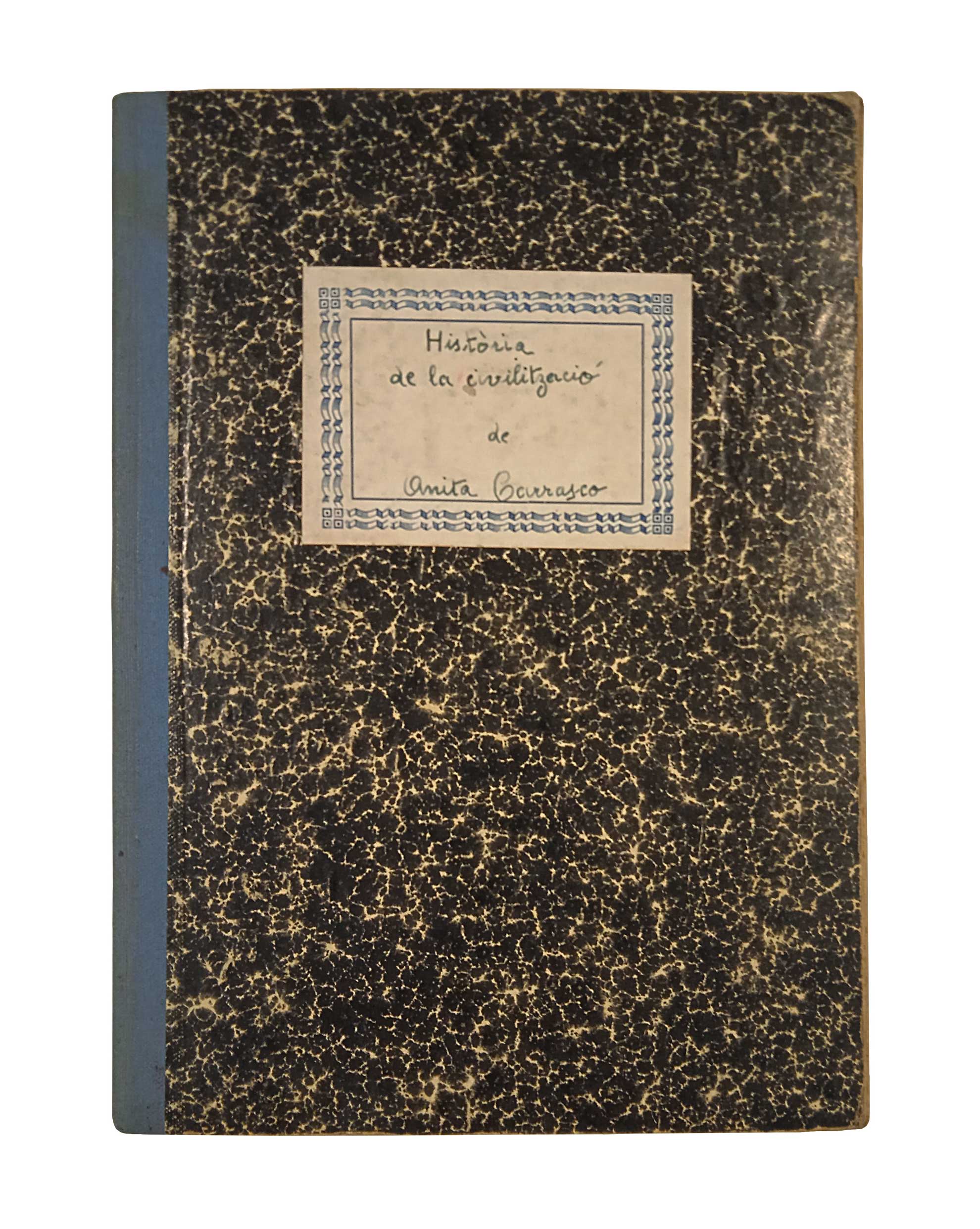 imatge Llibreta d’apunts escolars del 1936.