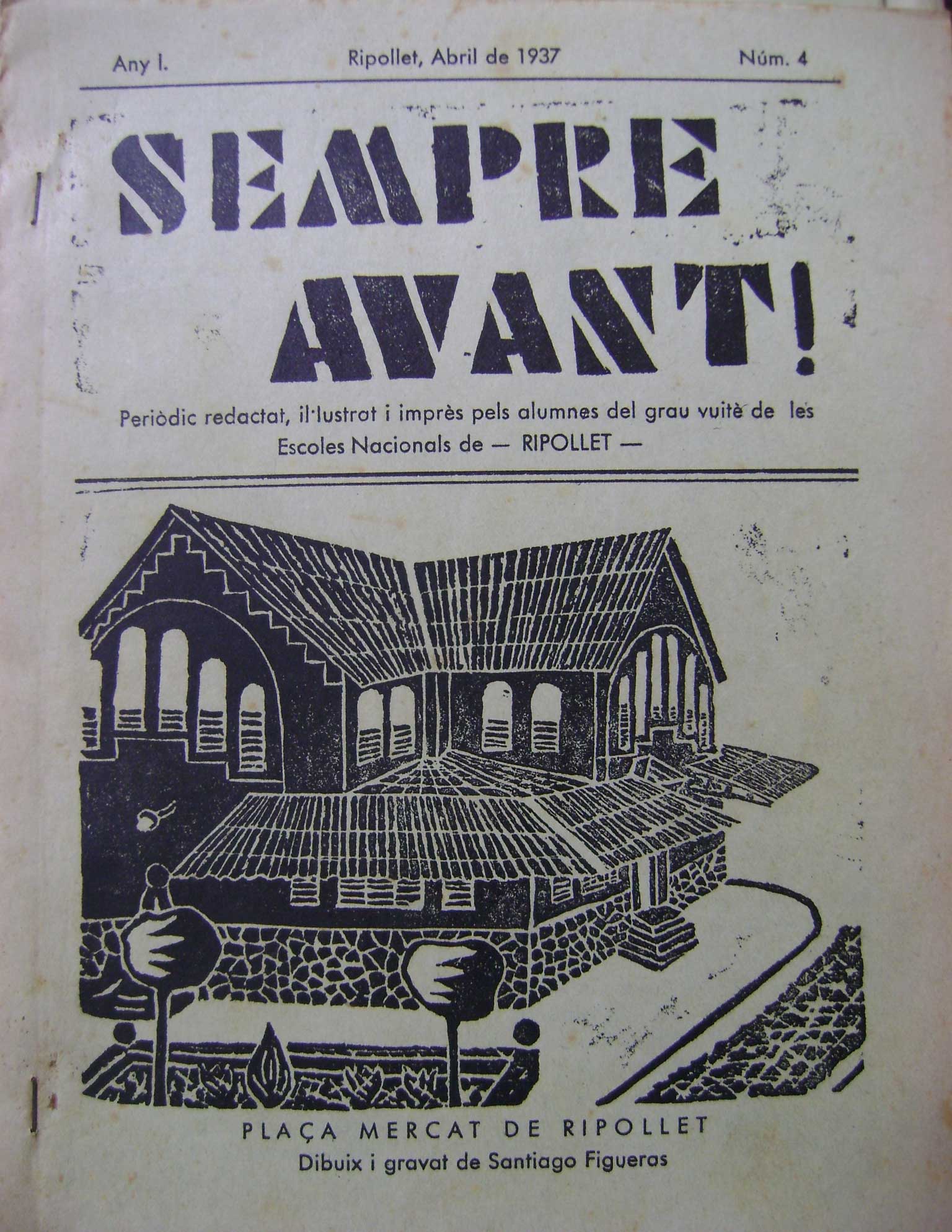 imatge Portada del número 4 de la revista Sempre Avant.