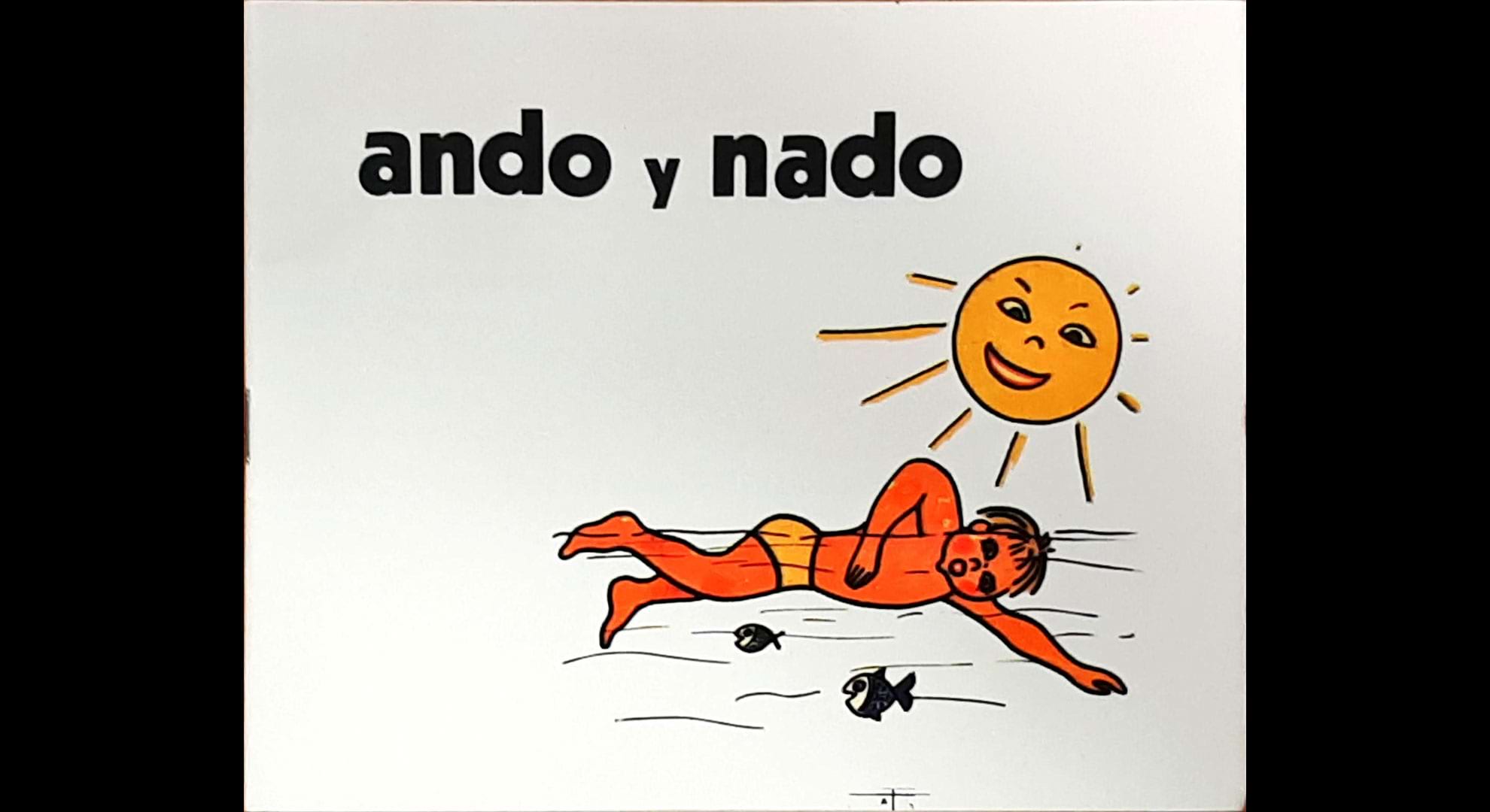 imatge Portada del llibret escrit per Manuel Fernández sobre la natació, 1974, Gelida. Arxiu Municipal de Gelida.
