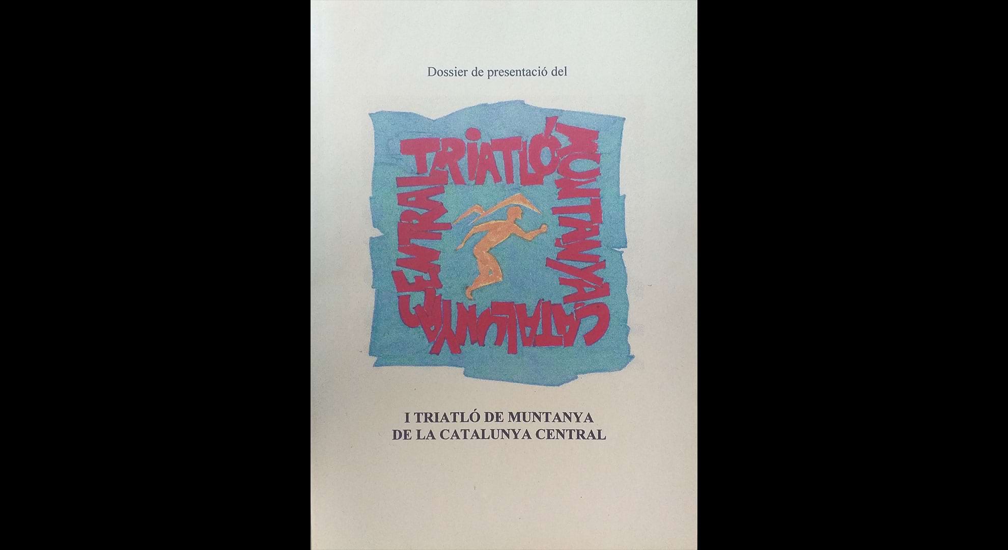 imatge Dossier de presentació del I Triatló de Muntanya de la Catalunya Central, c. 2000, Montmajor. Arxiu Municipal de Montmajor.