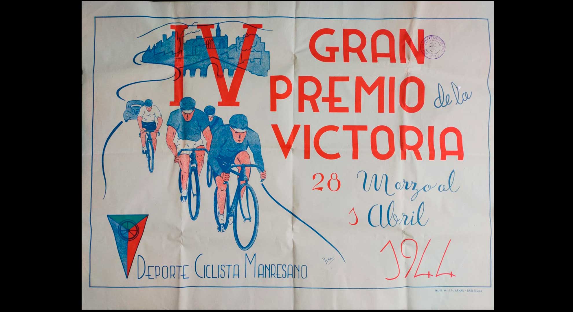 imatge Cartell del IV Gran Premi de la Victòria del