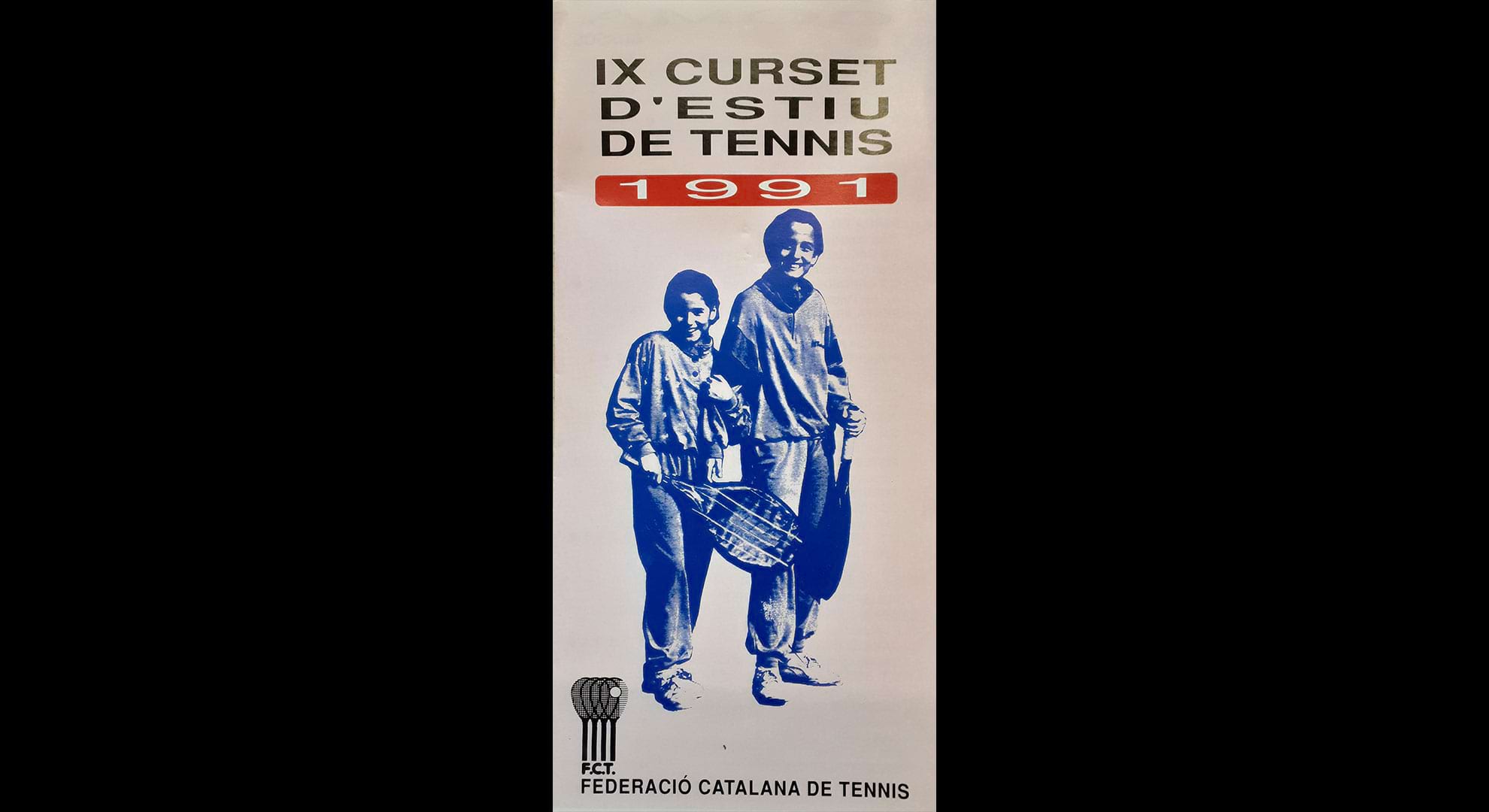 imatge IX Curset d'estiu de tennis, 1991, El Bruc. Arxiu Municipal del Bruc.