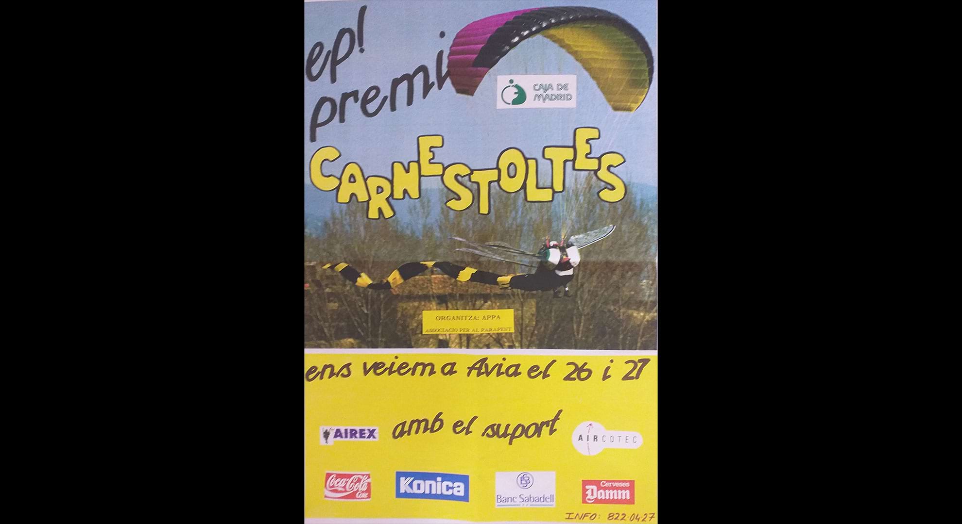 imatge Cartell Carnestoltes aeri, 1995, Avià. Arxiu Municipal d'Avià.