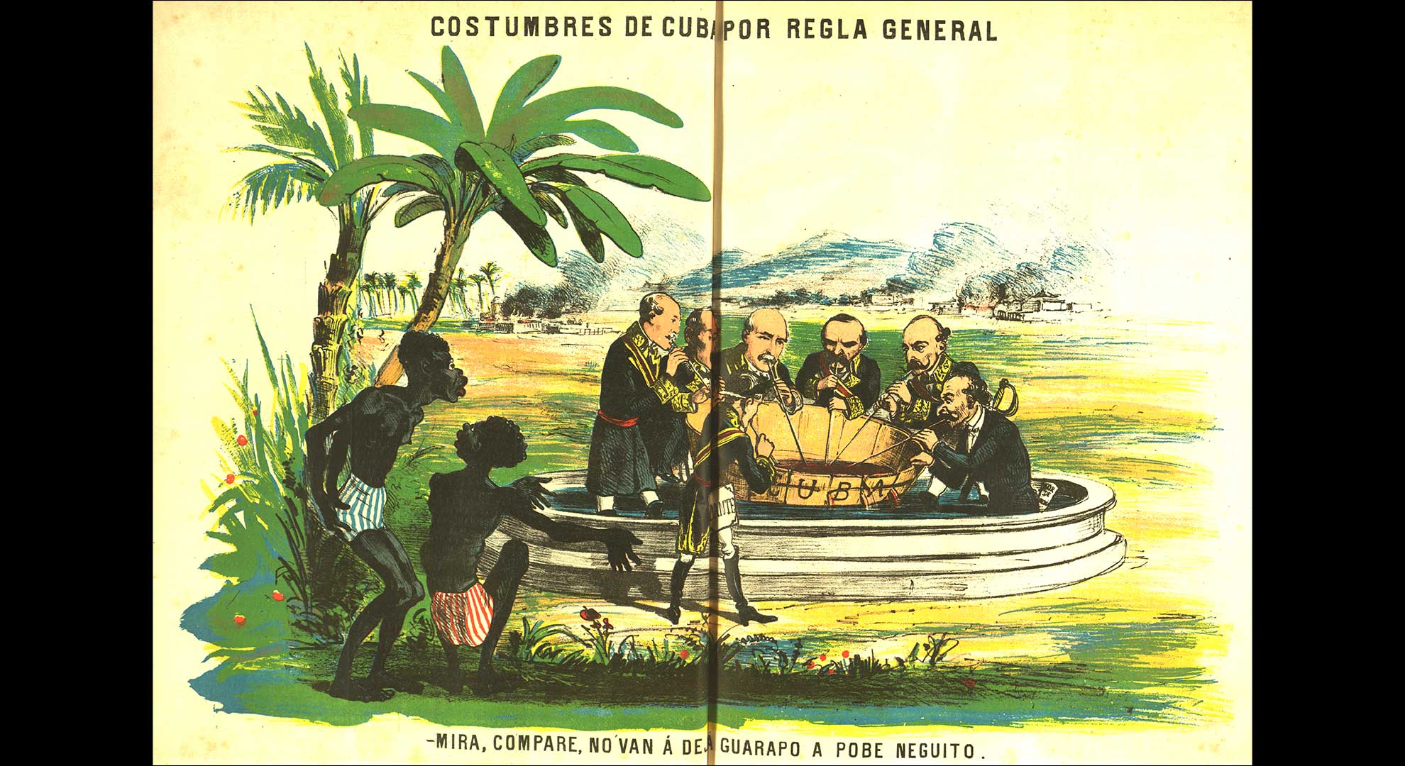 imatge Els interessos a l’illa de Cuba de les elits colonials repercutiren en l’esfera social i política d’aquest territori espanyol. La Flaca, 25 de setembre de 1869. Biblioteca de Catalunya