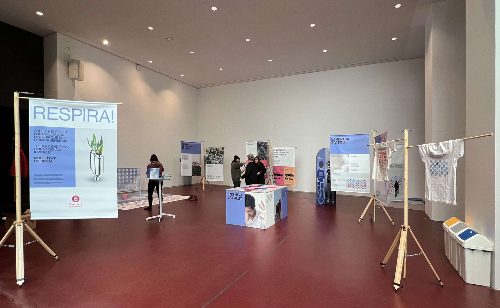 Fotografia de l'exposició Respira!