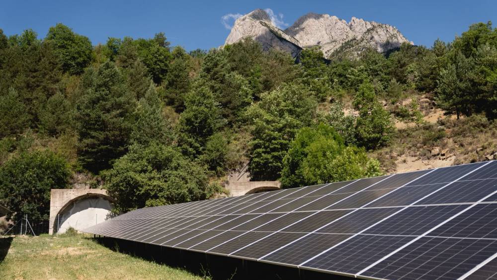 Parc solar a les antigues mines de Saldes Parc solar a les antigues mines de Saldes