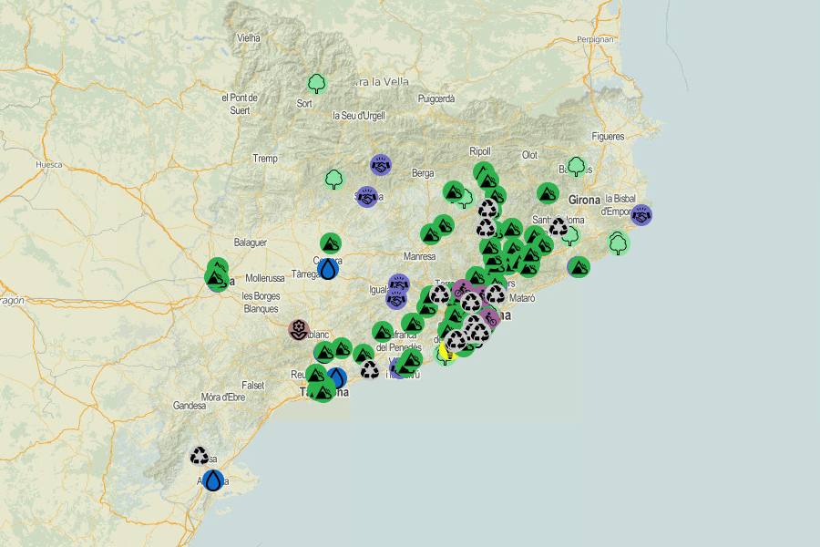 Plànol: Projectes d'Aprenentatge i Servei per temàtica ambiental Icona d'accés al Plànol: Projectes d'Aprenentatge i Servei per temàtica ambiental