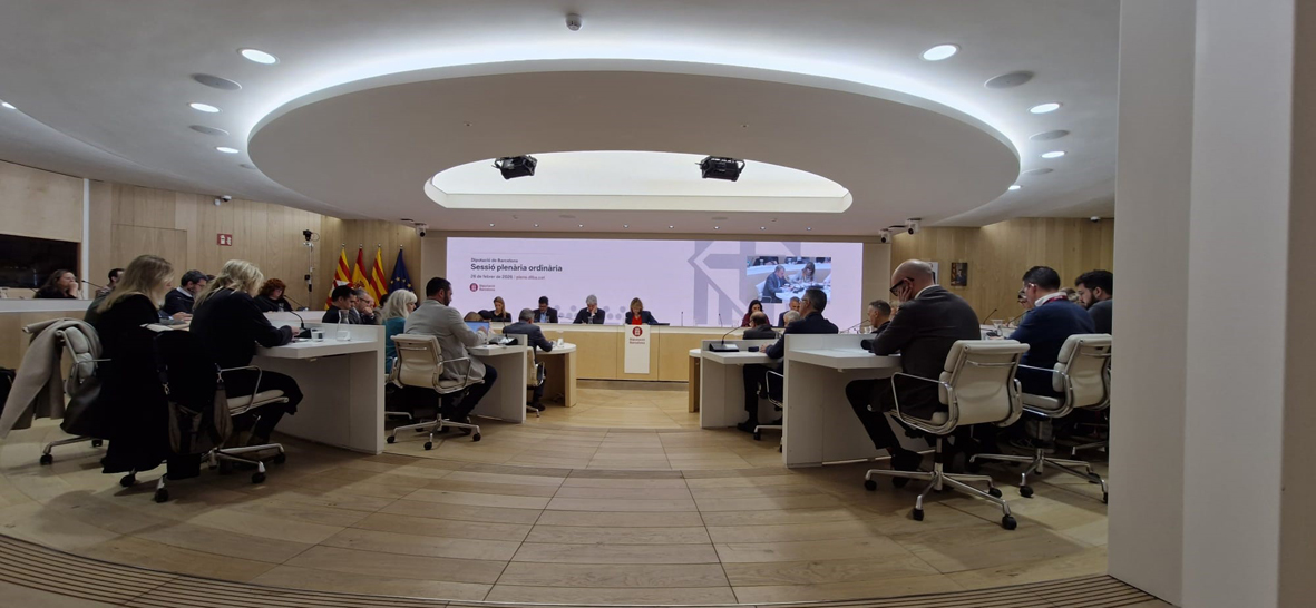 Ple de la Diputació de Barcelona, a Can Serra, Foto: Laia Virgili / Diputació de Barcelona Ple de la Diputació de Barcelona, a Can Serra, Foto: Laia Virgili / Diputació de Barcelona