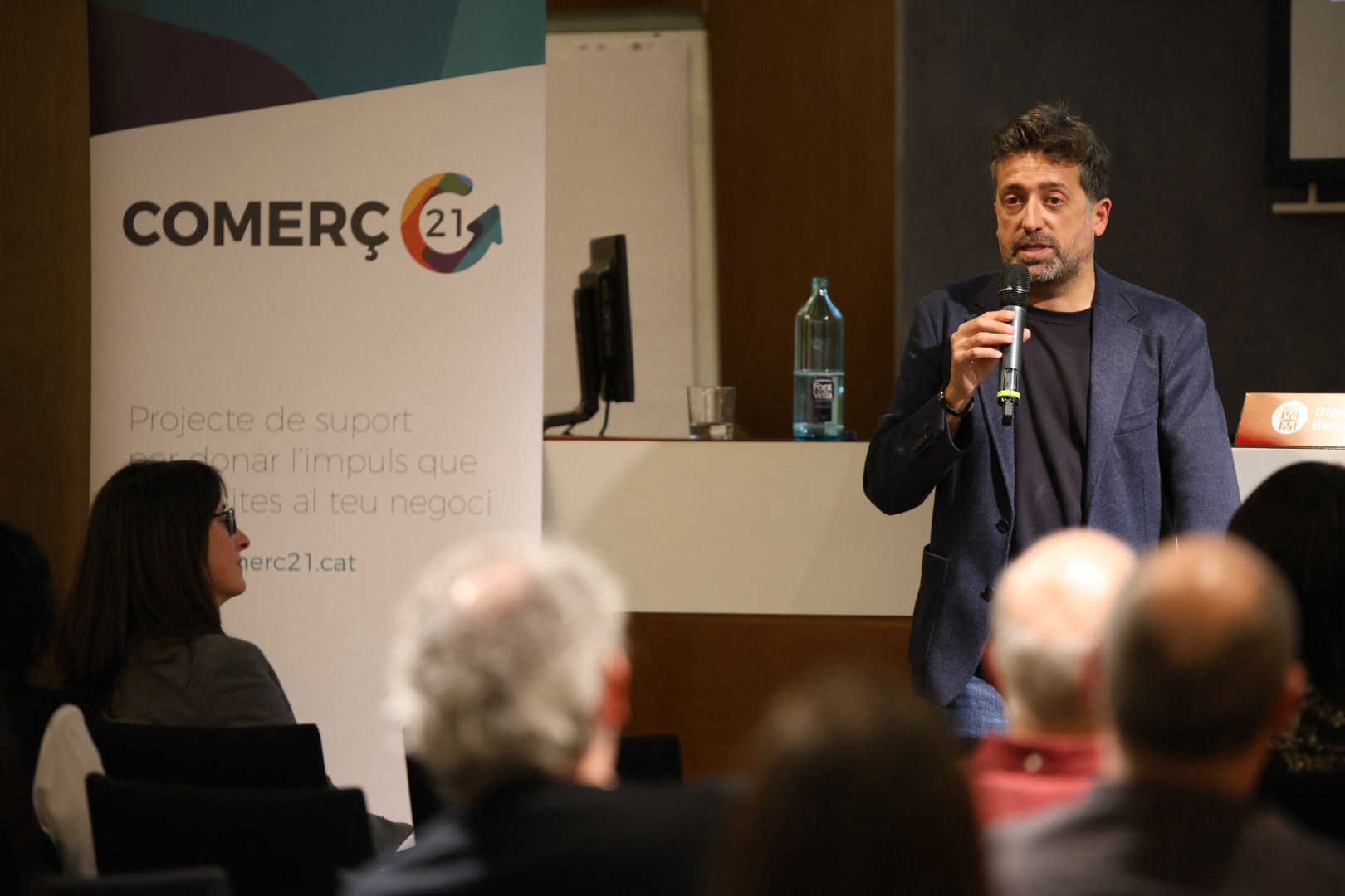 La sessió també ha comptat amb una ponència del consultor i especialista en comunicació no verbal, Jordi Reche. Foto: Diputació de Barcelona La sessió també ha comptat amb una ponència del consultor i especialista en comunicació no verbal, Jordi Reche. Foto: Diputació de Barcelona