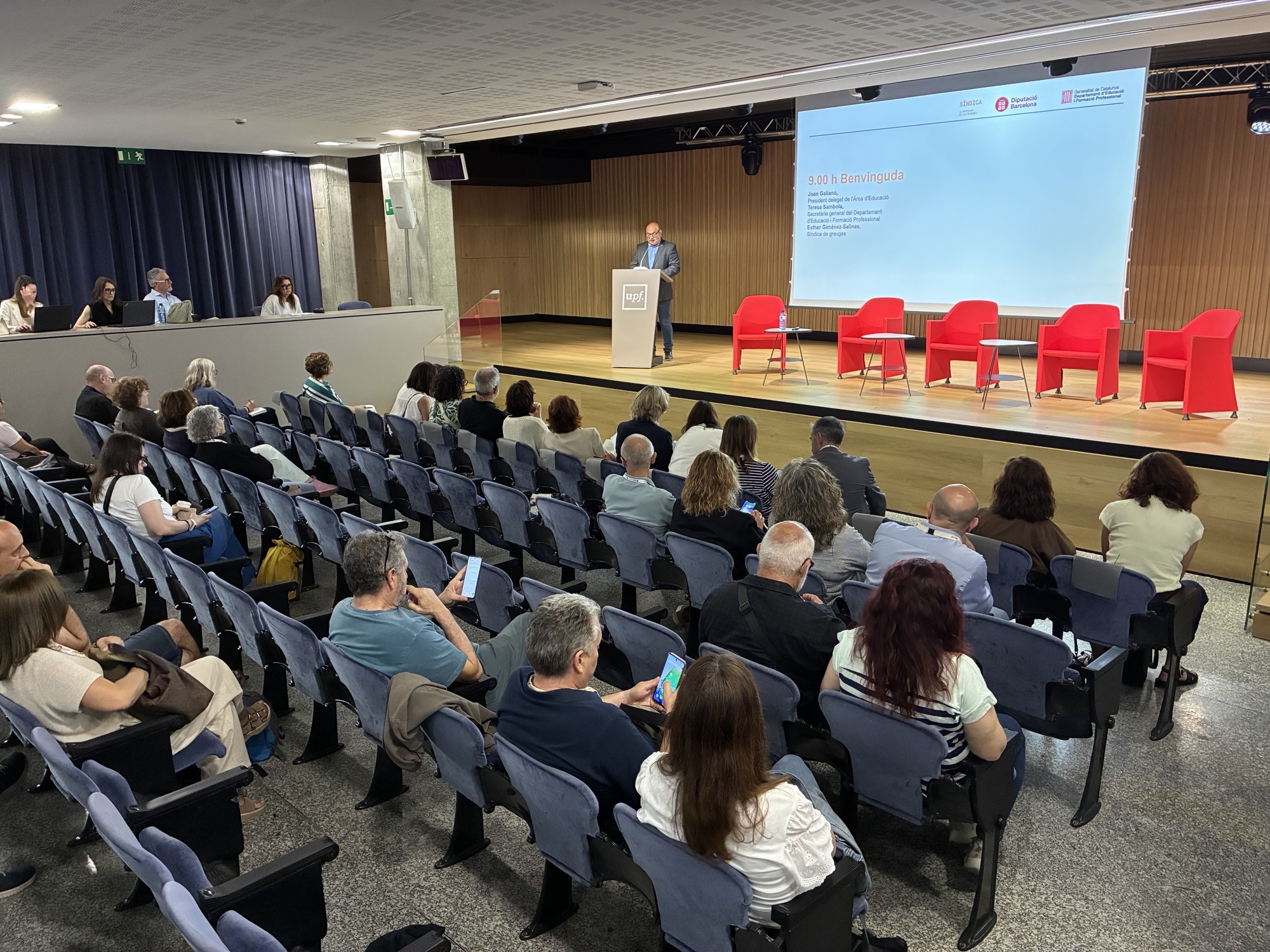 La sessió ha tingut lloc al Campus Ciutadella de la UPF. Foto: Diputació de Barcelona La sessió ha tingut lloc al Campus Ciutadella de la UPF. Foto: Diputació de Barcelona