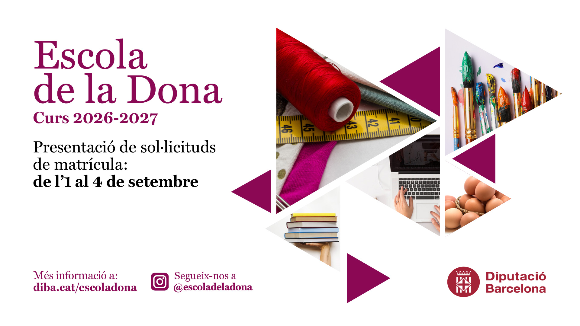 El centre de formació no reglada de persones adultes inclou per al proper curs prop de 300 propostes. Foto: Diputació de Barcelona El centre de formació no reglada de persones adultes inclou per al proper curs prop de 300 propostes. Foto: Diputació de Barcelona