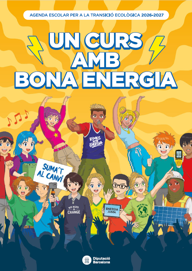 Agenda escolar per a la Transició Ecològica. Imatge: Diputació de Barcelona Agenda escolar per a la Transició Ecològica. Imatge: Diputació de Barcelona