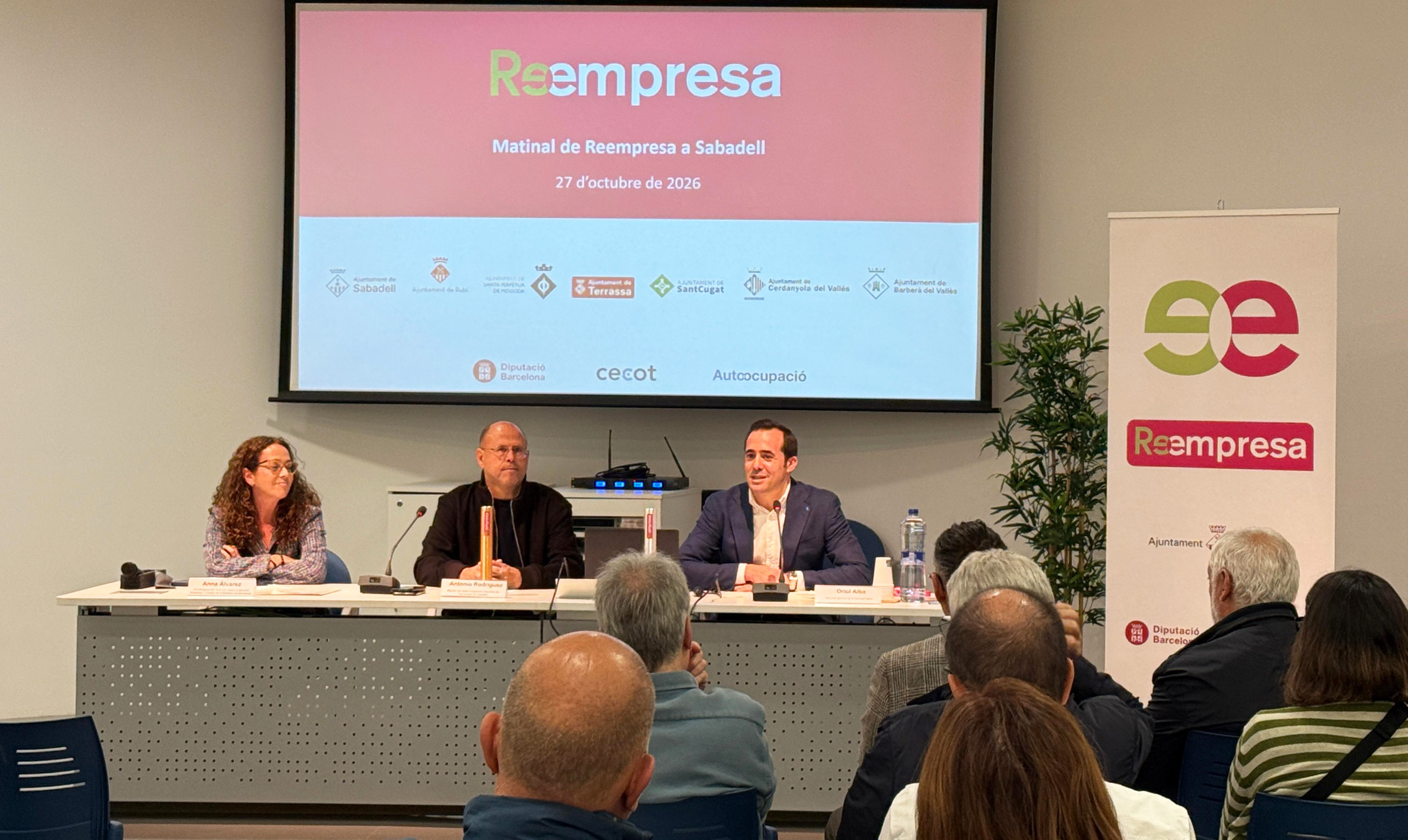 La col·laboració institucional, clau per garantir la continuïtat empresarial. Foto: Cecot La col·laboració institucional, clau per garantir la continuïtat empresarial. Foto: Cecot