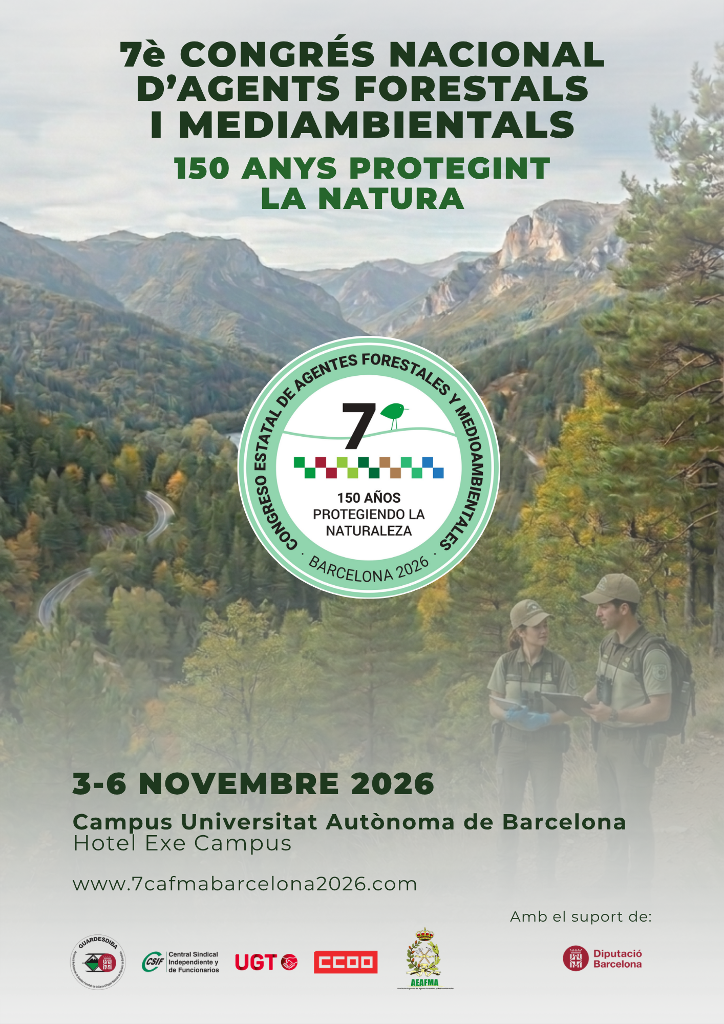 Cartell del 7è Congrés Nacional d'Agents Forestals i Mediambientals Cartell del 7è Congrés Nacional d'Agents Forestals i Mediambientals