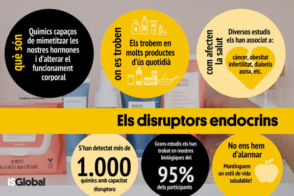 Infografia Disruptors endocrins
