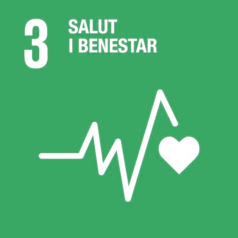 Logo ODS 3 - Salut i benestar