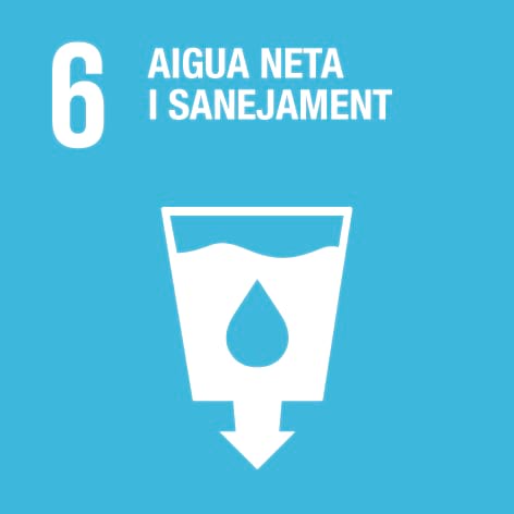 Logo ODS 6 - Aigua i salut