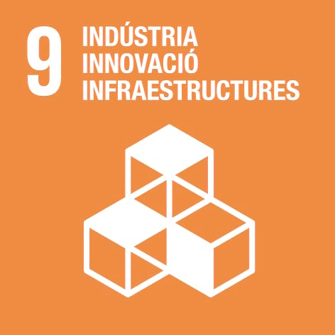 Logo ODS 9 - Innovació i salut