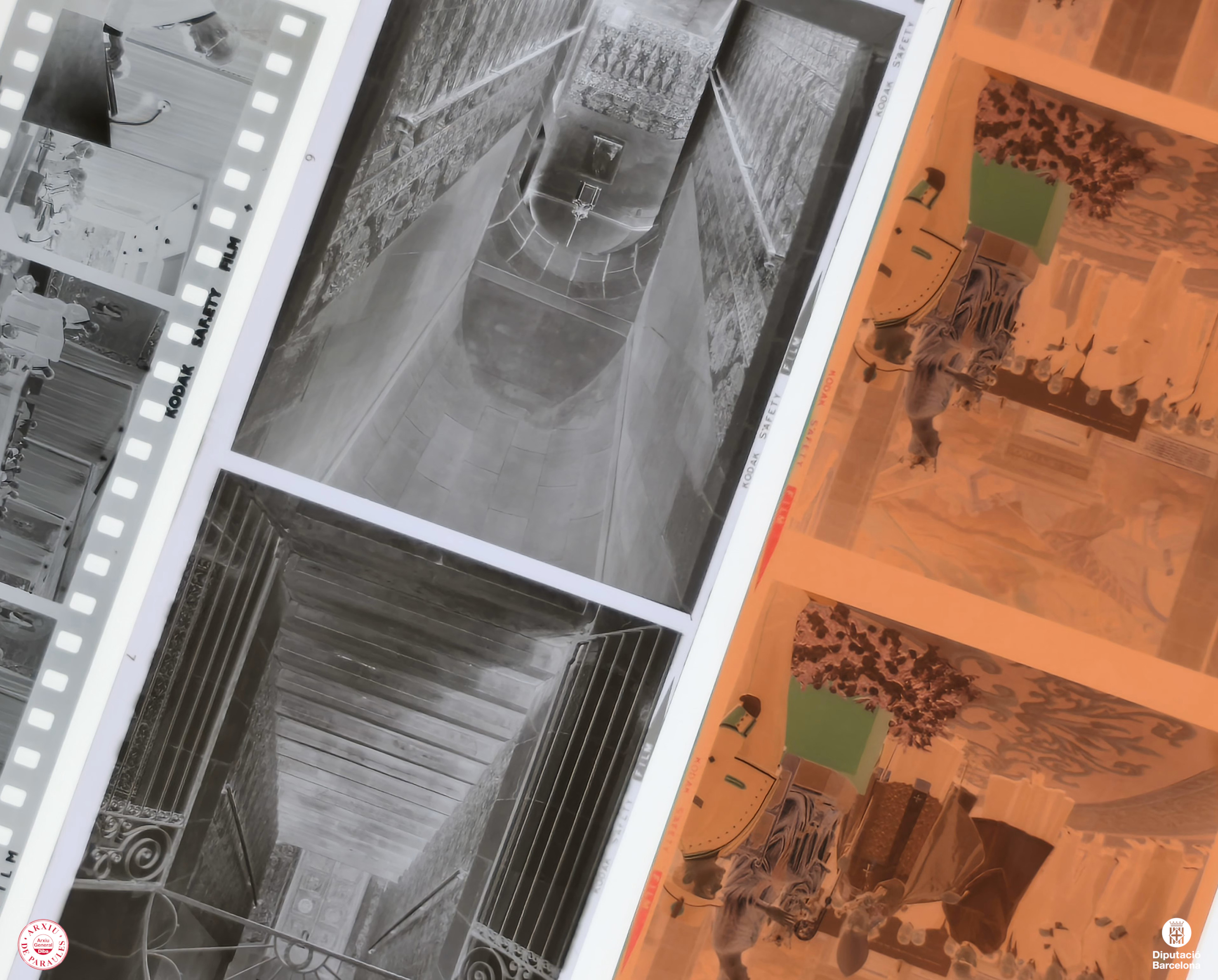 Fotocomposició amb exemples d'acetat de cel·lulosa
