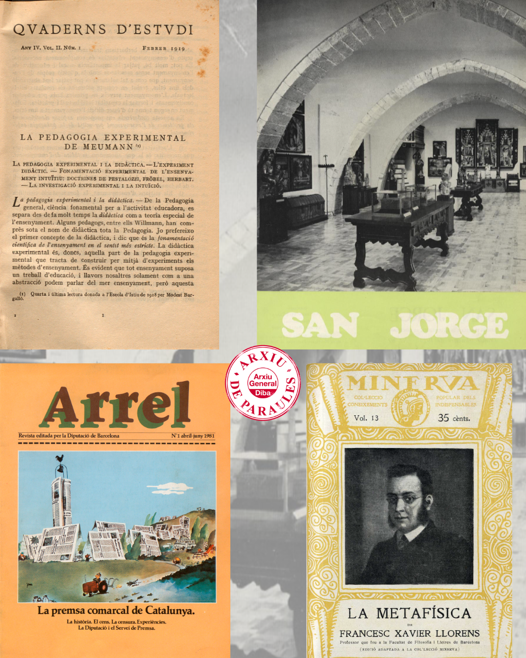 Imatges amb publicacions d'hemeroteca