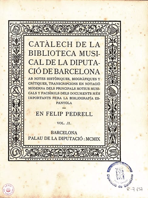 Portada d'un llibre afectat de fòxing