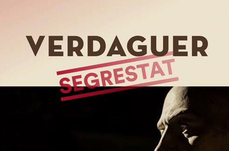 Cartell de l'exposició Verdaguer segrestat