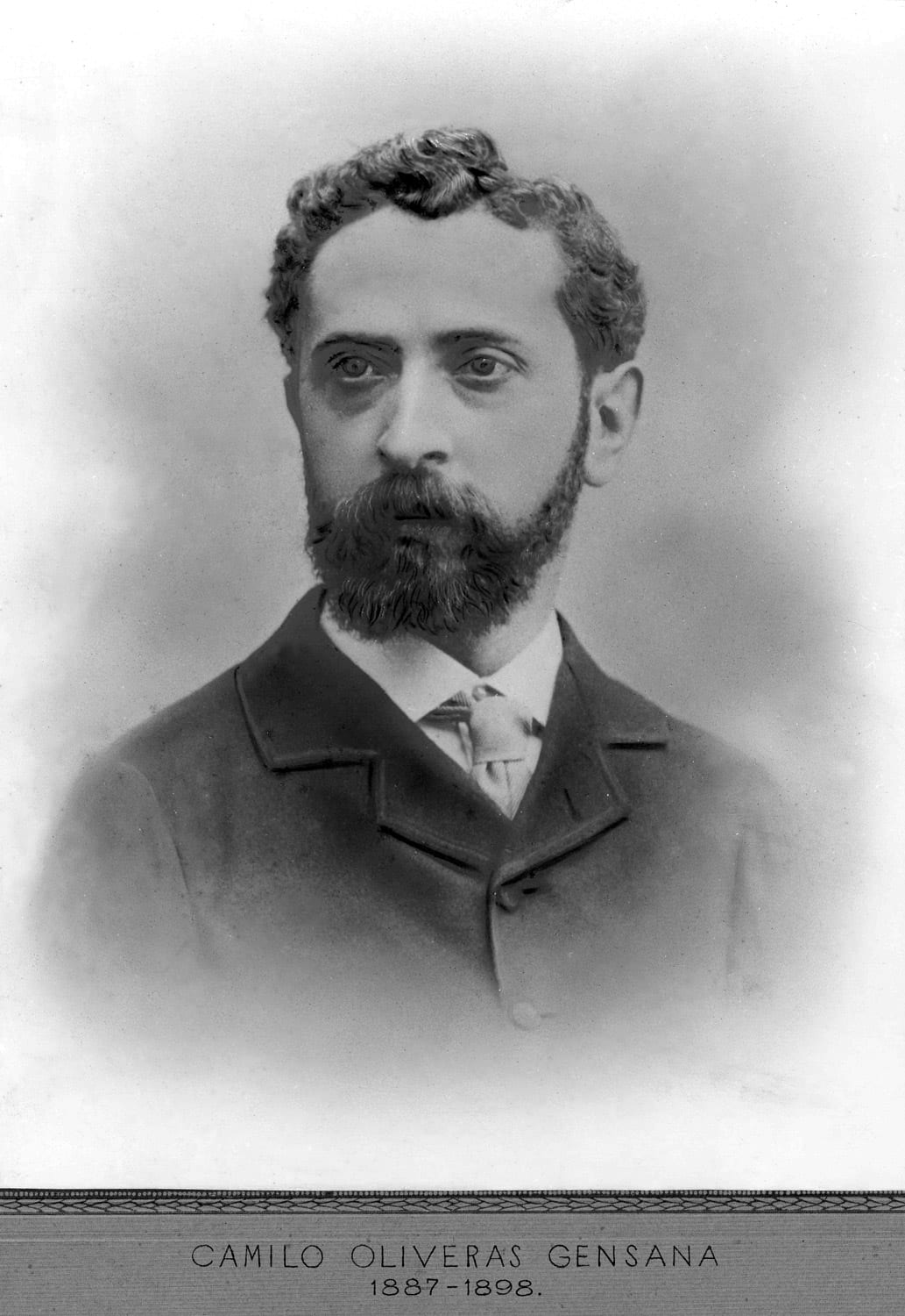 Retrat de Camil Oliveras i Gensana (1840-1898)