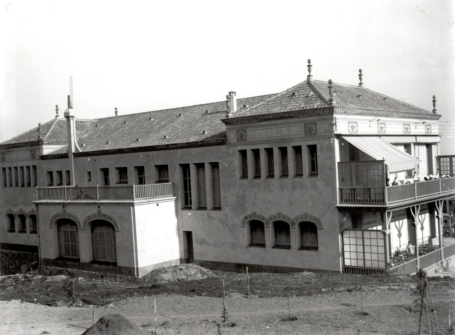 Pavelló de tuberculosos, c. 1925. Autoria desconeguda. Fons: Diputació de Barcelona. (CAT AGDB R.1025)