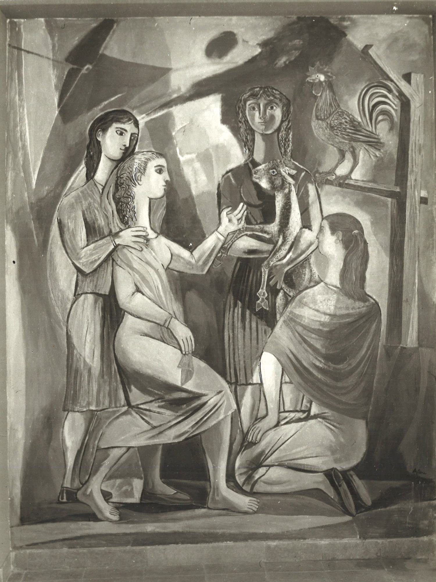 Pintures murals, c. 1957. Autoria: Marc Aleu i Socies. Fons: Diputació de Barcelona. (CAT AGDB R.8636)